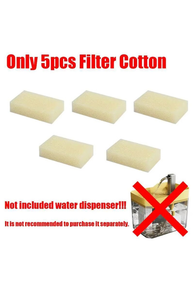 Choice نافورة مياه للقطط بسعة 1.5 لتر، مزودة بفلتر قطني أوتوماتيكي، سعة 5 قطع...