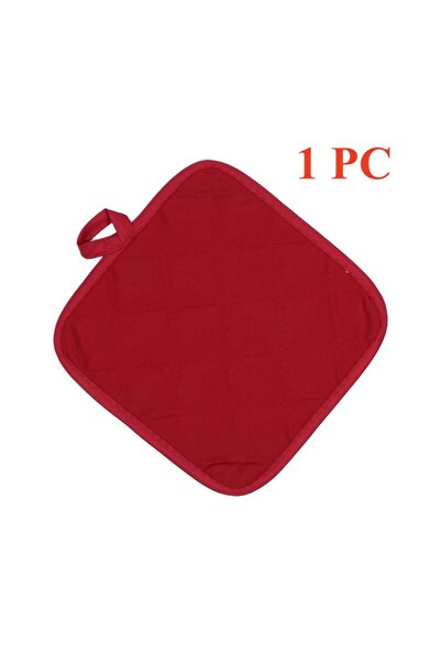 Choice 1PC-red Heat Resistant Kitchen Mitts - 2PC Cotton Non-Slip Pot Holders...
