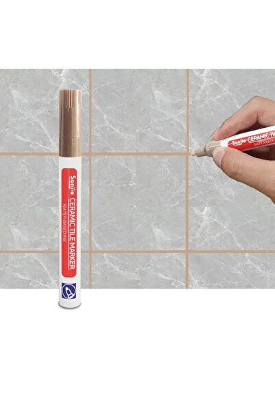 Choice 3PCS Tan 1/3 Pcs Waterproof White Marker Pen Wall Seam Repair Tiles Gr...