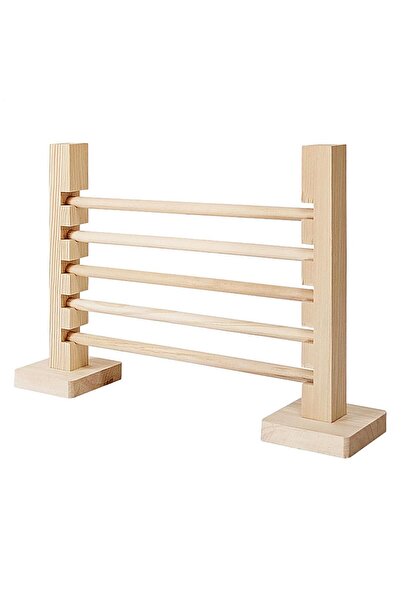 Choice لعبة حواجز خشبية قابلة لتعديل الارتفاع على شكل أرنب برتقالي، لعبة حواج...