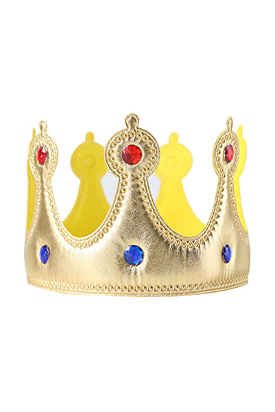 Choice3 تاج أميرة وأمير ذهبي متعدد الأنماط، قطعة واحدة، زينة رأس لحفلات أعياد...