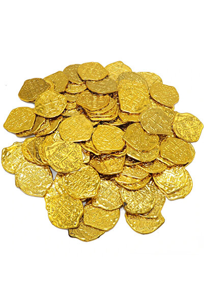 Choice 50 قطعة ذهبية، 10/25/50 قطعة من العملات البلاستيكية للقراصنة، عملات ذه...