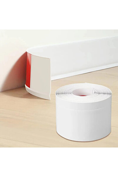 Choice شريط لاصق ذاتي لتزيين حواف الجدران، أبيض، بطول متر واحد، متوفر بأطوال ...