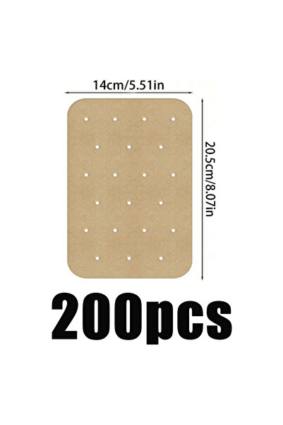 Choice ورق كاكي 200 قطعة، 50-200 قطعة، بطانات ورقية للاستخدام مرة واحدة للقلا...