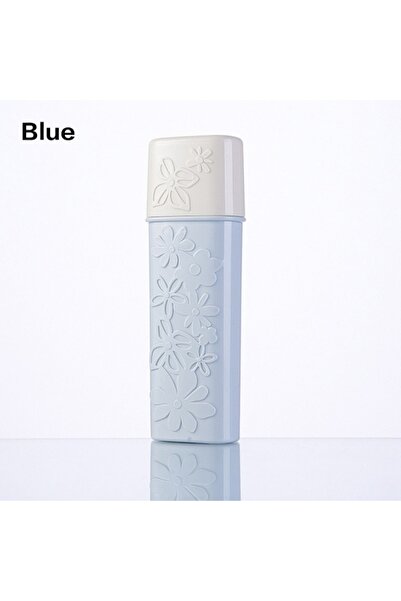 Choice علبة تخزين فرشاة أسنان ومعجون أسنان محمولة زرقاء اللون، حامل كوب، منظم فرشاة أسنان، مناسب للسفر والرحلات الخارجية