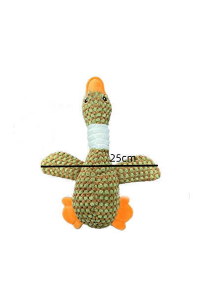 Choice لعبة بطة خضراء مضحكة لطيفة على شكل كلب، لعبة تصدر صوت صرير للجراء، لعب...