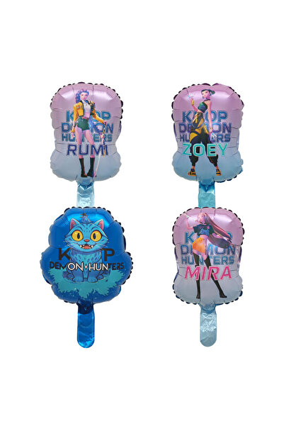 Miniso 20pcs mixed 20/50pcs Kpop Demon Hunters Girl Children's Birthday Party Decoration Ball Balloon Set B