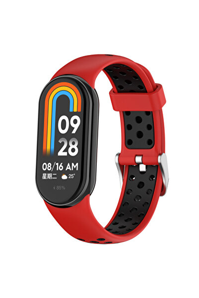Choice red black Silicone Strap For Smart Band 10 9 8 strap Wristband Accesso...