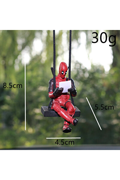 Choice a1 NWE Marvel Marvel Deadpool Car Rearview Mirror Pendant Reading Dead...