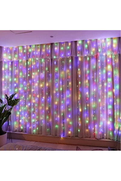 Choice 6x3 متر، 600 مصباح LED متعدد الألوان، 8 أوضاع إضاءة، 3/4/6 متر، ستائر ...