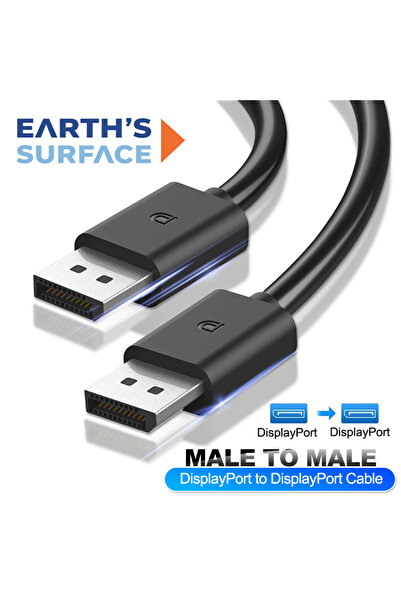 Choice كابل DP بطول 1.8 متر، كابل فيديو وصوت DisplayPort، محول DisplayPort إل...