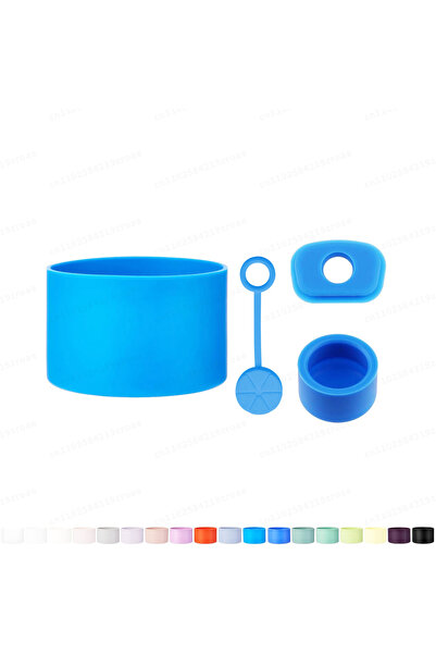 Choice مجموعة سدادات سيليكون مانعة للتسرب من Azure مكونة من 4 قطع، مناسبة لأح...