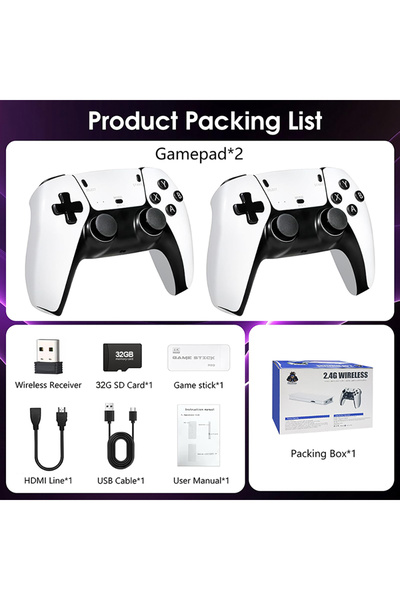 Choice جهاز ألعاب فيديو جديد بدقة 4K، طراز M15، بسعة تخزين 64 جيجابايت، يحتوي...