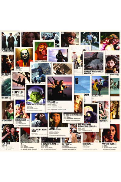 Choice ٥٠ قطعة من ملصقات فيلم قراصنة الكاريبي، مناسبة للخوذة والمكتب