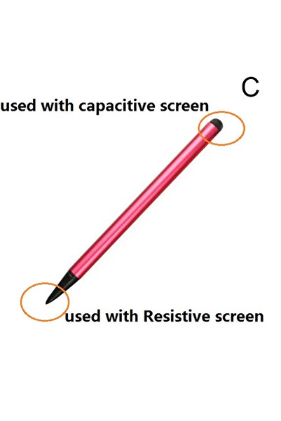 Choice قلم شاشة أحمر واحد، قلم عالمي ثنائي الاستخدام، قلم شاشة لأجهزة iPad، ق...