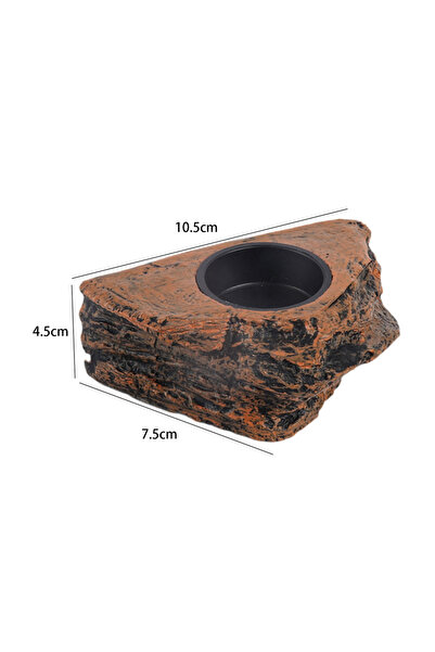 Choice1 Single Bowl Reptile Magnetic Feeder Ledge Reptile Food Water Dish Bow...