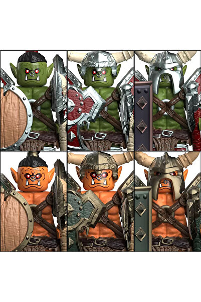 Choice DT8905 مجموعة من 6 قطع من مجسمات شخصيات كرتونية صغيرة، متوافقة مع ألعا...