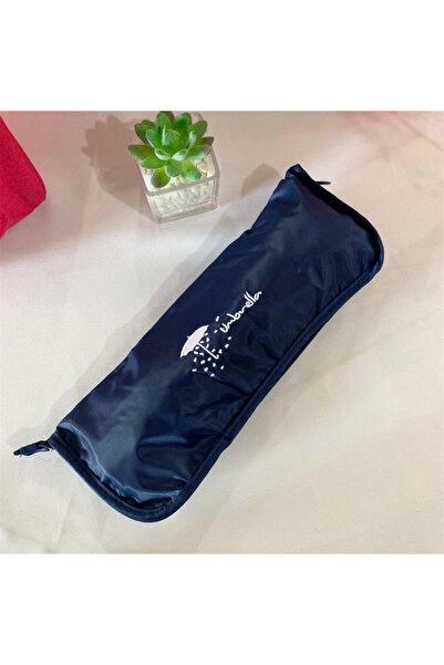 Choice حقيبة مظلة زرقاء داكنة مقاس واحد، مقاومة للماء، قابلة للطي، حقيبة تخزي...