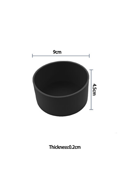 Choice A Black For Better Life 1Pc 9cm Soft Silicone Cup Bottom Sheath Protec...