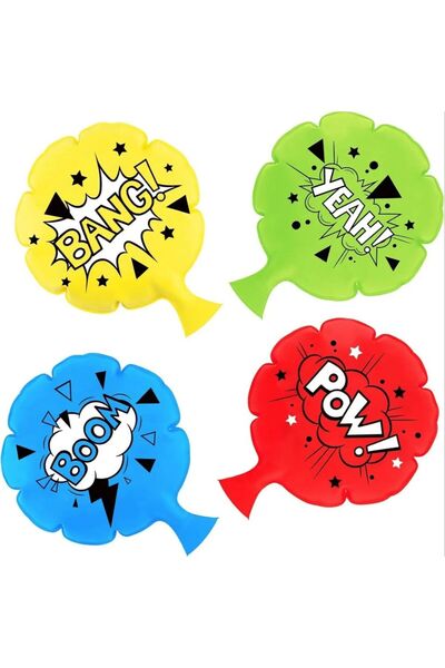 Choice أربع وسائد هوائية ذاتية النفخ مقاس 7 بوصات، بألوان مختلطة، مثالية للمق...