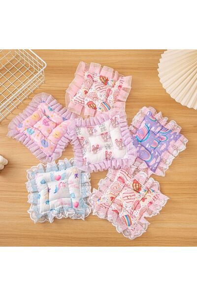 Choice Mat Random 1pcs 1pc Cotton Dolls Baby Stroller Storage Box Doll Decor Labubu Space Module Doll Sleep