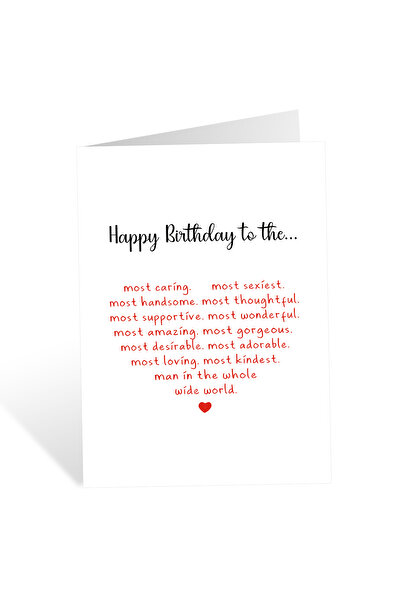 Choice بطاقة معايدة عيد ميلاد واحدة، مقاس 20.8 × 13.7 × 0.2 سم، مناسبة للزوج ...