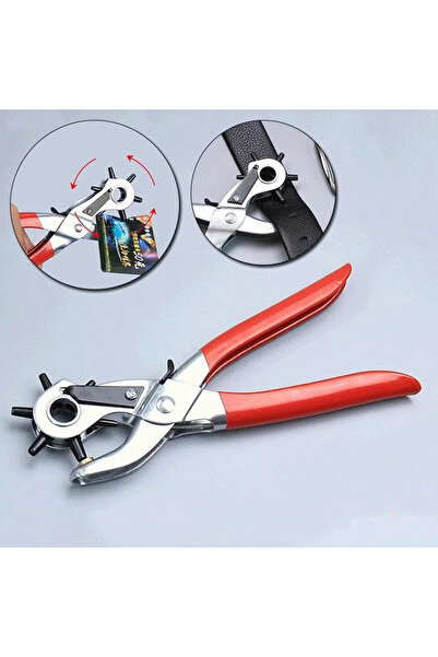 Choice Multi-function Punch Pliers Round Hole Oval Hole DIY Tool Watchband Strap Household Leathercraft ...