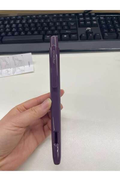 Choice حافظة قلم رصاص من الجيل الثاني بلون بنفسجي داكن، غطاء واقٍ قابل للسحب ...