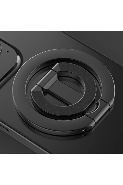 Choice حامل هاتف مغناطيسي مزدوج الجوانب من ماج سيف، حامل هاتف محمول قابل للطي، أسود اللون