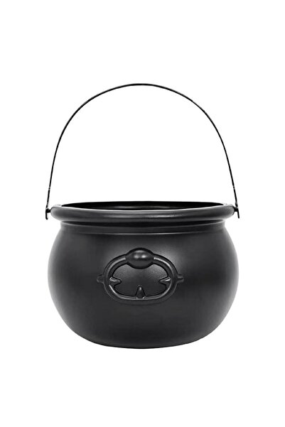 Choice وعاء حلوى أسود، تصميم مخيف، وعاء حلوى على شكل مرجل أسود للهالوين