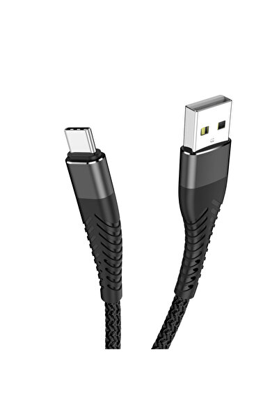 Choice كابل USB من النوع C أسود بطول 3 أمتار، كابل شحن ونقل بيانات سريع لهوات...