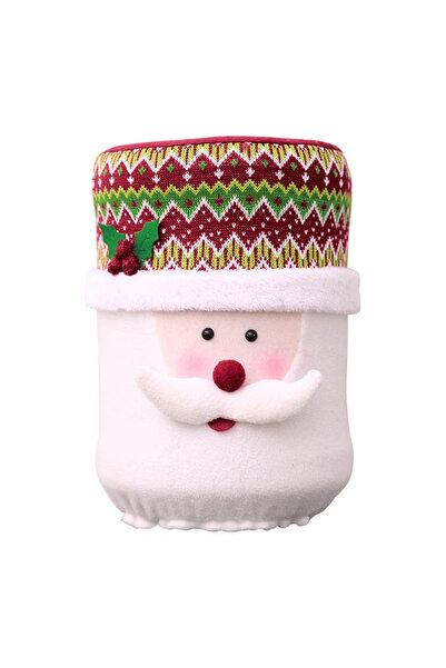 Choice غطاء زجاجة موزع مياه بتصميم رجل عجوز لعيد الميلاد، غطاء مرن لإبريق ميا...