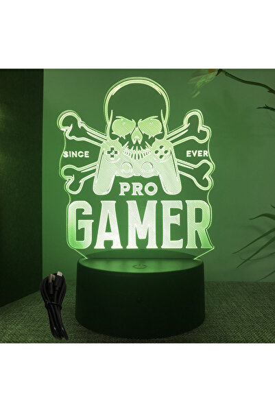 Choice B7-Gaming 09 NEON GAMER 3D Lamp LED Night Light Gaming Setup RGB Child...