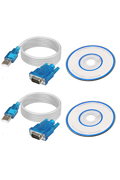 Choice عبوتان/نصف عبوة محول كابل USB 2.0 إلى منفذ تسلسلي RS232 COM ذو 9 دبابي...