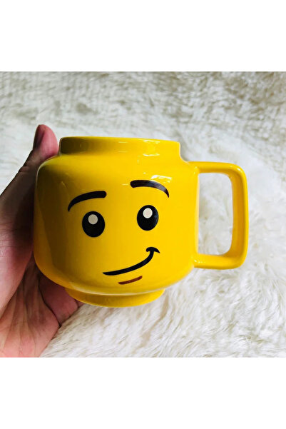 Choice كوب سيراميك بتصميم لطيف على شكل وجه معبّر، سعة 250 مل، مع علبة هدايا ع...