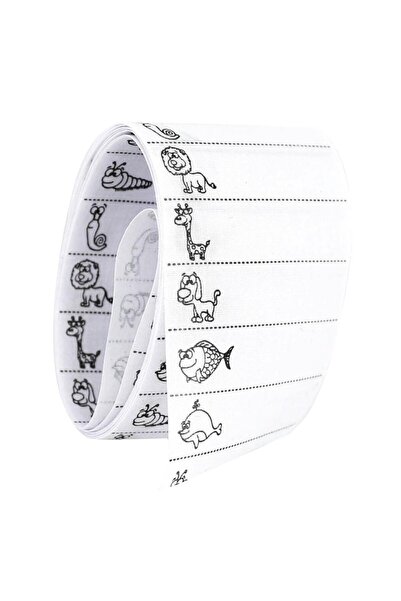 Choice ١٠٠ شريط لاصق قطني جاهز للكي، ملصقات وعلامات للملابس المدرسية وغيرها، ...