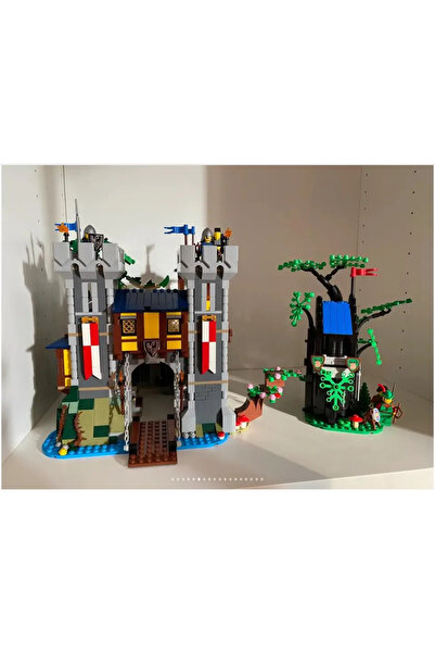 Choice بدون علبة أصلية، طقم ديكور منزلي 3 في 1 لعيد الميلاد، متوافق مع قلعة م...