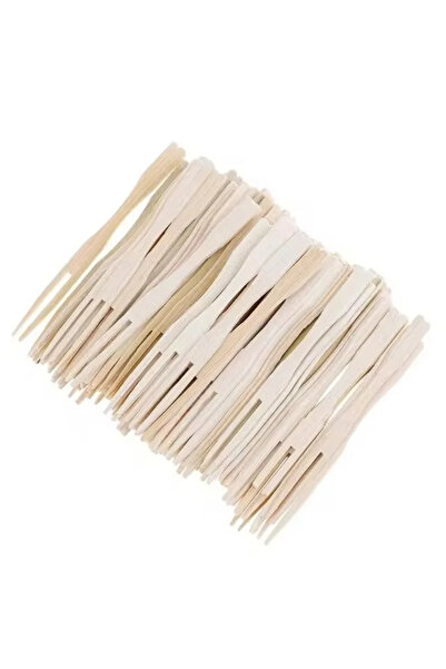 Choice ٢٤٠ قطعة - ٣ عبوات، ٨٠ قطعة/كيس، شوك فاكهة خشبية للاستخدام مرة واحدة، ...