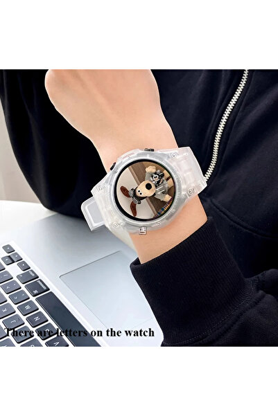 Choice سوار سيليكون جديد مقاس 44 مم مع غطاء من البولي كربونات لساعات 7/6/5/4 ...