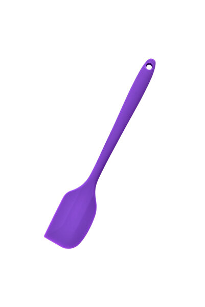 Choice مكشطة سيليكون بنفسجية اللون، قطعة واحدة، عبوة مستقلة، أداة خبز صغيرة، مكشطة كريمة ناعمة وآمنة للاستخدام مع الطعام