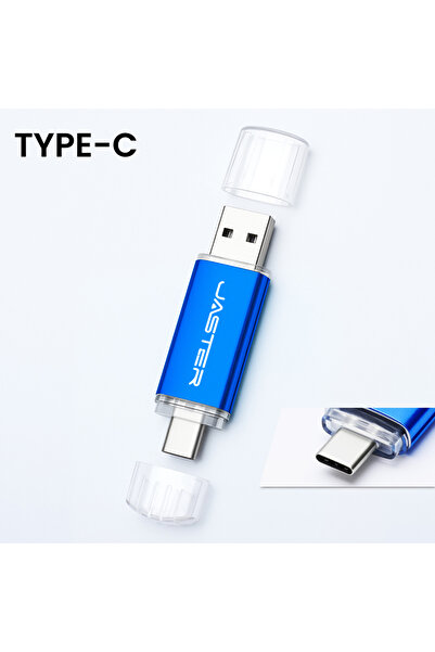 Choice26 ذاكرة فلاش USB زرقاء عالية السرعة من النوع C بسعة 32 جيجابايت، تدعم ...