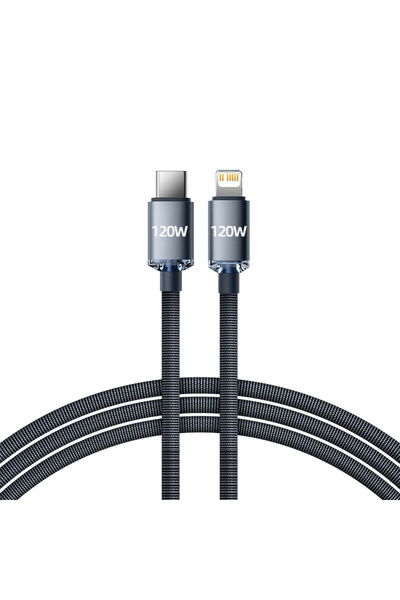 Choice كابل NNBILI USB-C إلى USB-C أسود بطول 2 متر، متوافق مع أجهزة iPhone 14 و13 و12 و11 Pro Max وXs وX و8، يدعم الشحن السريع PD120W