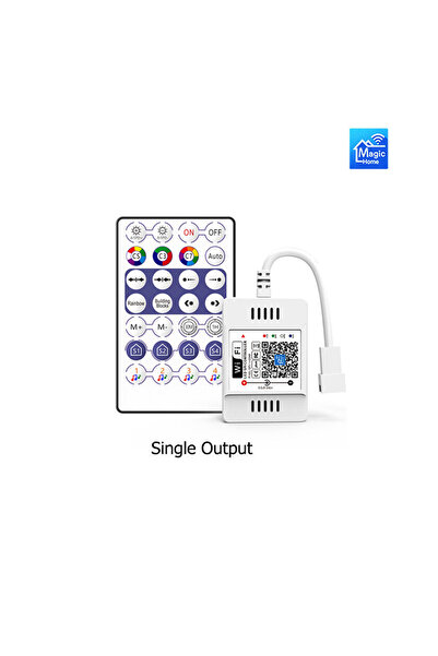 Choice وحدة تحكم SPI أحادية المخرج من ماجيك هوم LED، مزودة بتقنية واي فاي وبلوتوث وجهاز تحكم عن بعد بالأشعة تحت الحمراء، متوافقة مع WS2812B وWS2811 S