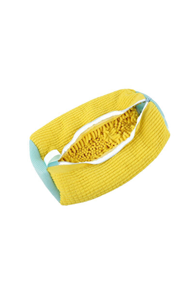 Choice1 حقيبة غسيل أحذية صفراء، حقيبة للعناية بالأحذية، مخصصة للغسالة، حقيبة ...