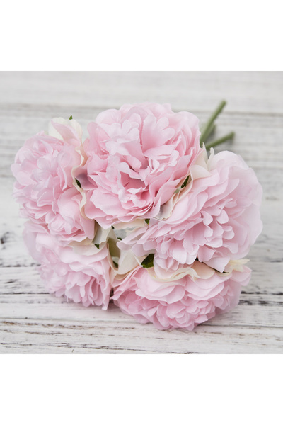 Choice 1pc Light Pink Silk Peony Artificial Flowers Pink Bouquet Pretty Autum...