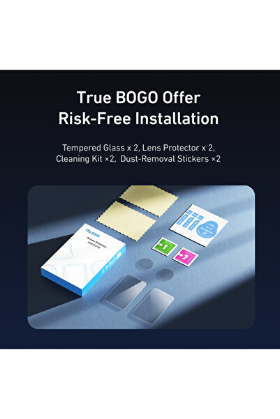 Choice كما هو موضح، فيلم تيليسين المقوى لحماية شاشة وعدسة كاميرا DJI OSMO Nano، زجاج واقٍ مقاوم للغبار.