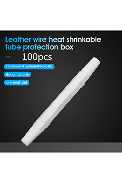 Choice1 100pcs FTTH Optical Fiber Protection Box Leather Fiber Optic Cable Fu...