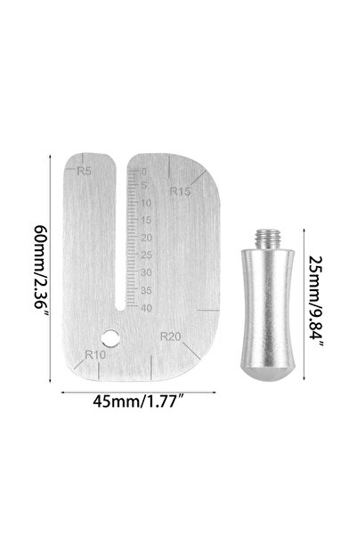 Choice As shown Leather Pulling Board Practical Cutting Ruler Tool Stainless Steel Manual Leather Cut Auxil
