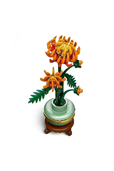 Miniso no box 4 2025 Bouquet 10343 10344 10368 10369 Orchid Bamboo Chrysanthemum Plum Blossom Building Bloc