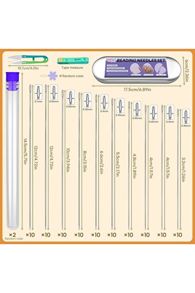 Choice مجموعة إبر خرز لصنع المجوهرات، 150 قطعة (102/150/200 قطعة)، خرز صغير م...